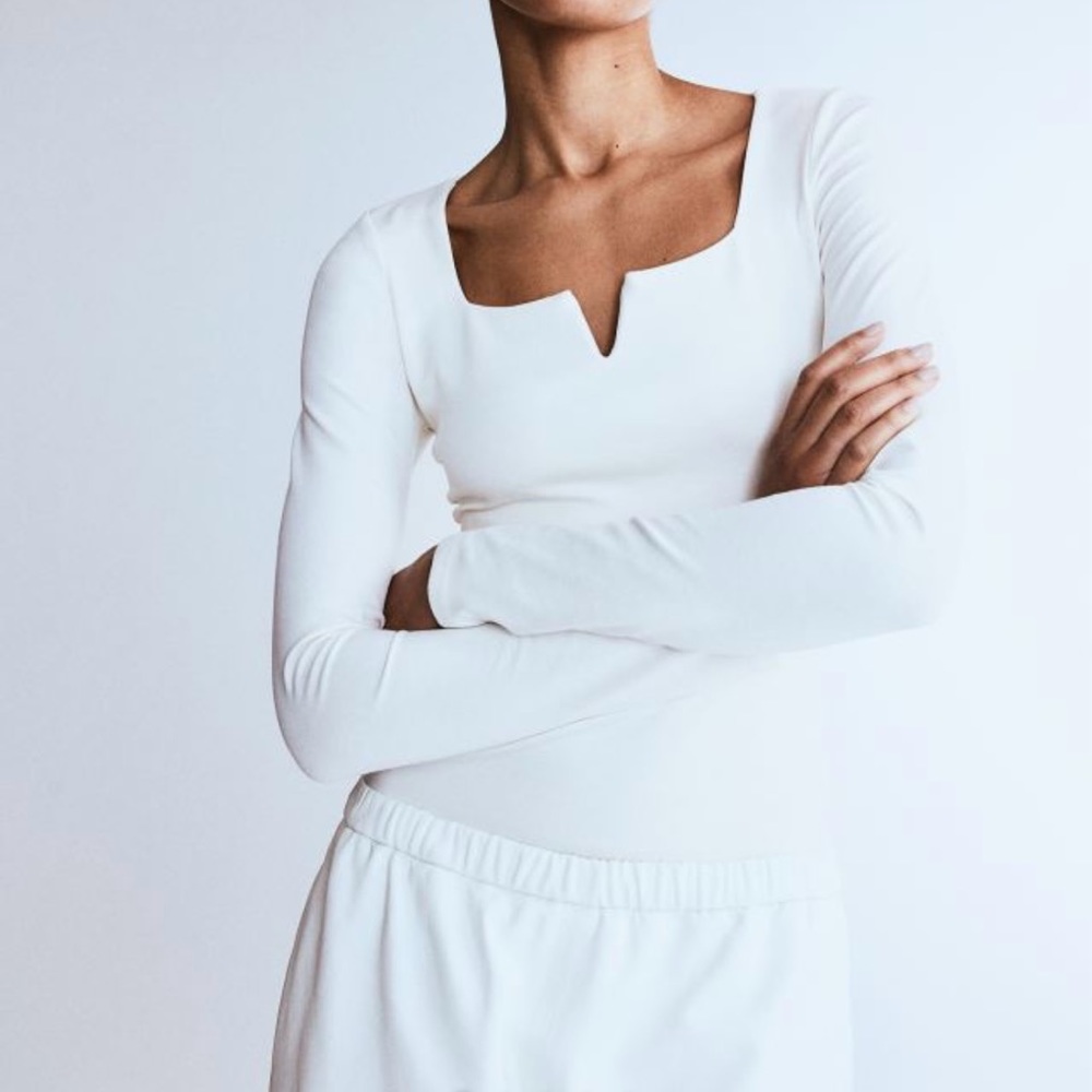 H&M Sweetheart-neckline Top Size XXL